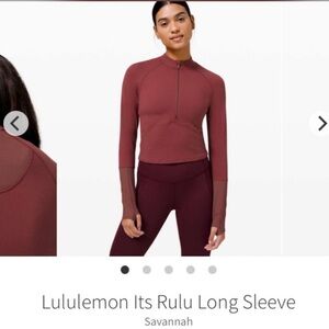 Lululemon Ready to Rule Cropped Long Sleeve Jacket